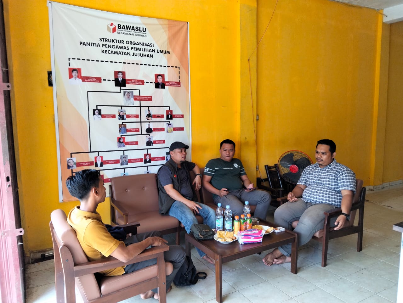 Kunjungan Kordive HP2H Ke Panwascam Kec. Jujuhan