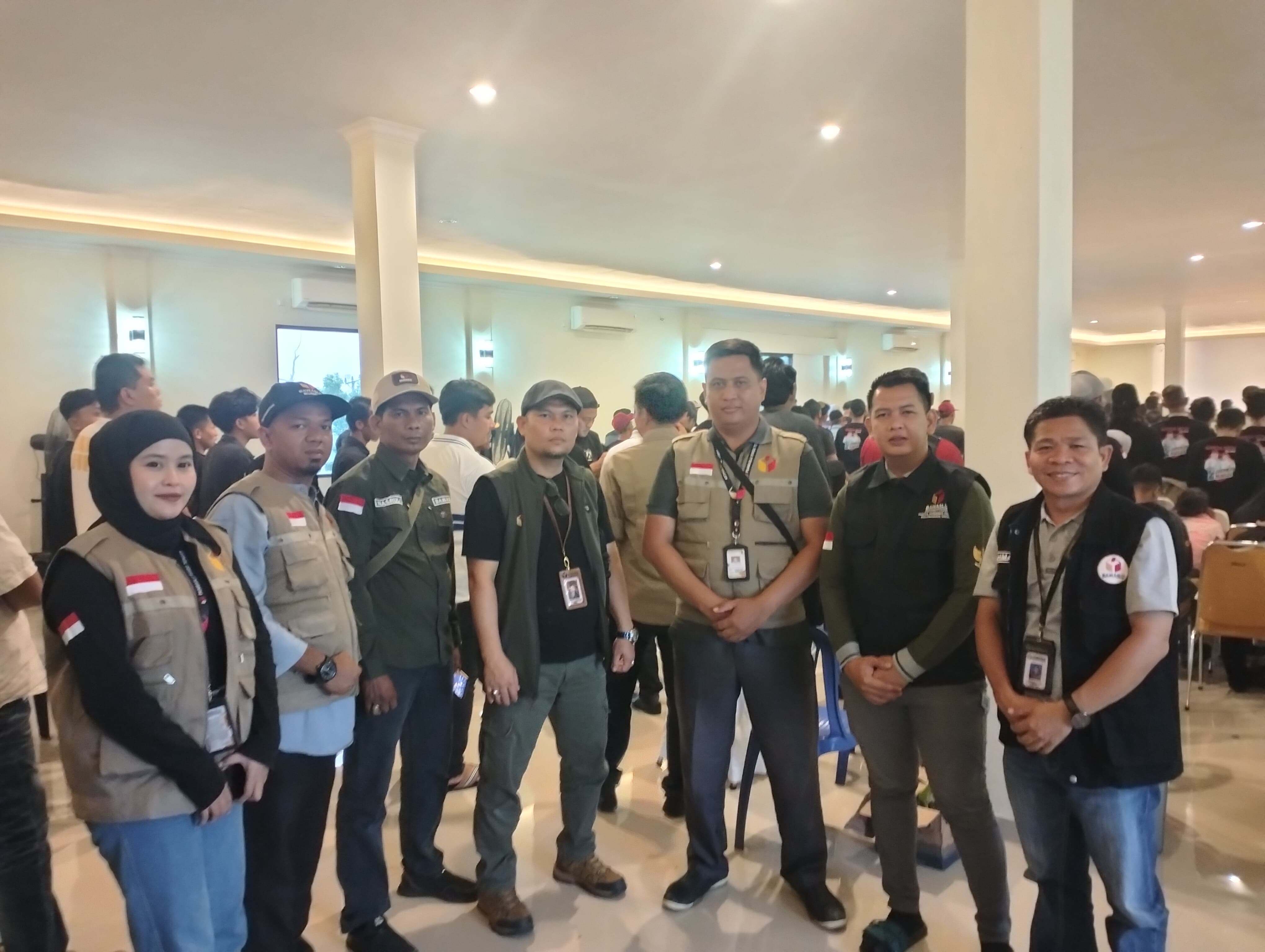 Kordive HP2H Melakukan Pengawasan Pertemuan Paslon Bupati di Hotel Mitra 