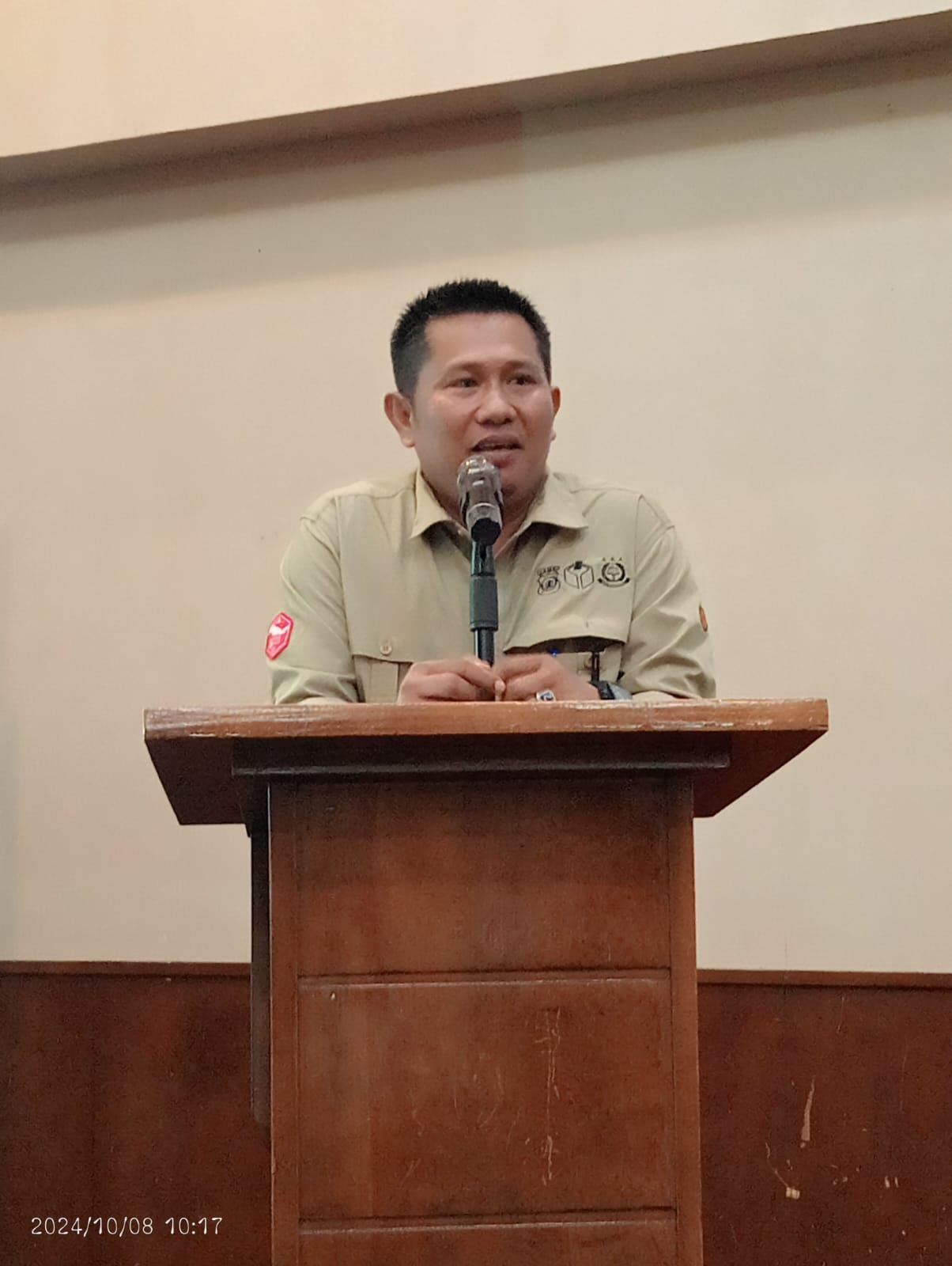 Ketua Bawaslu Kabupaten Bungo Membuka Kegiatan Pengawasan Siber Pemilukada 2024