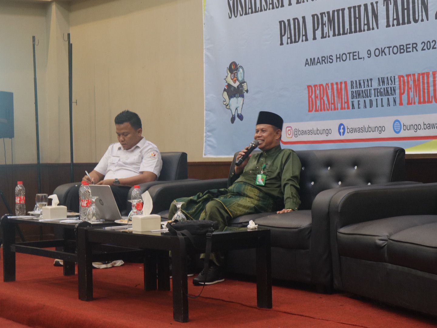 Kemenag Kabupaten Bungo saat Menjadi Narasumber Kegiatan Partisipatif Pemilukada 2024