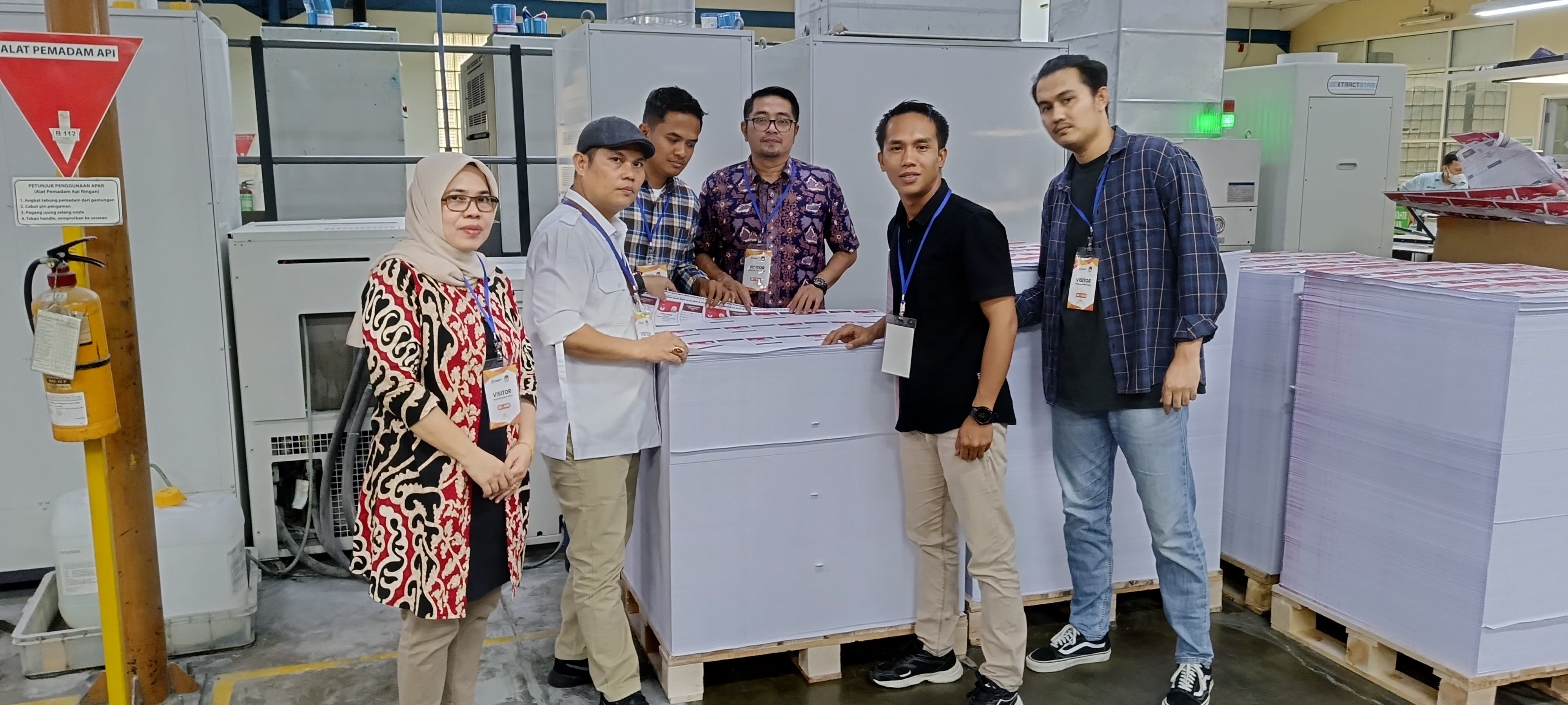 Kordive HP2H Melakukan Pengawasan Melekat Proses Percetakan Surat Suara