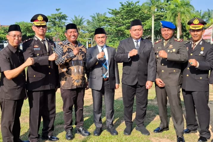 Ketua Bawaslu Kabupaten Bungo Hadiri Hut Bayangkara Ke-79 Tahun