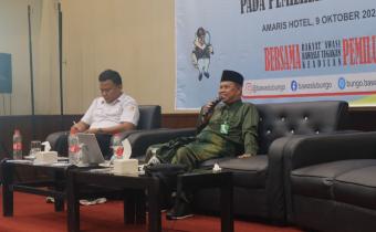 Kemenag Kabupaten Bungo saat Menjadi Narasumber Kegiatan Partisipatif Pemilukada 2024