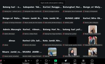 Peserta P2P Mengikuti Kegiatan Secara Daring